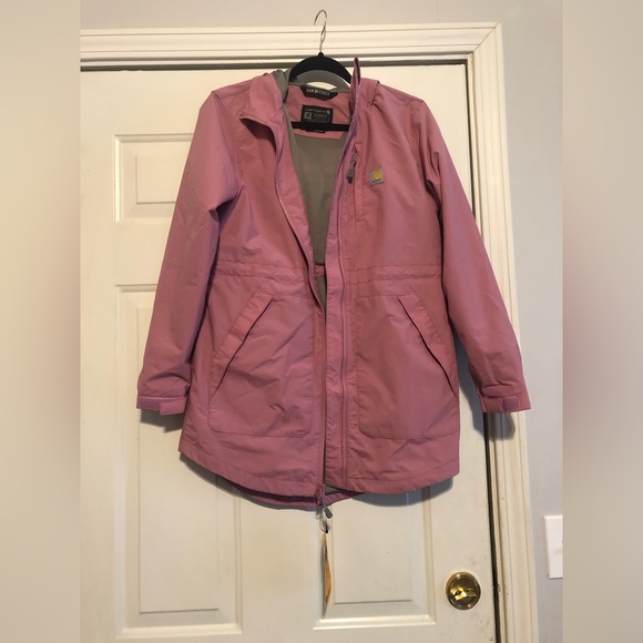 Carhartt Jackets & Blazers - NWT carhartt light weight pink rain jacket